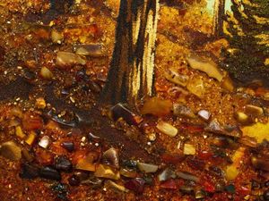 Пейзаж Пз-32 картина из янтаря в интернет-магазине