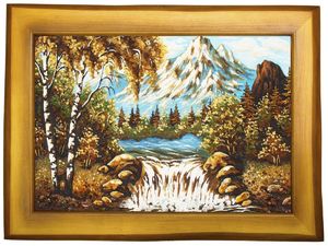 Пейзаж «Снігові гори»