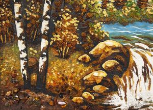 Пейзаж «Снігові гори»