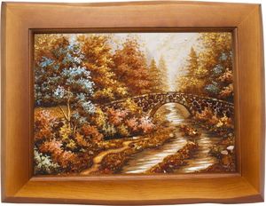 Пейзаж «Мост через реку»