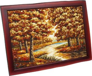 Пейзаж «Река в лесу»