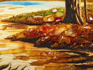 Пейзаж «Река в лесу»