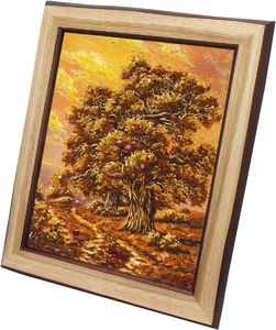 Картина из янтаря Пейзаж Пз-85.