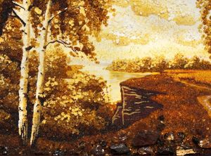 Пейзаж «Дорога к озеру»