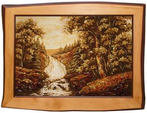 Пейзаж «Лесной водопад»