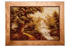 Пейзаж «Горный водопад»