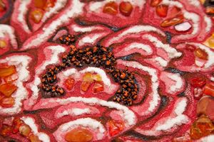 Панно «Пионы в китайской живописи»