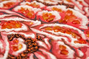 Панно «Пионы в китайской живописи»