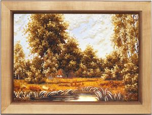 Пейзаж «Деревенский пейзаж»