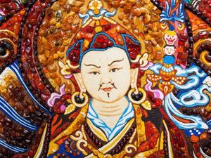 Тибетская танка «Гуру Ринпоче - Падмасамбхава»