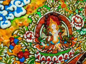 Панно «Божество Белая Тара»