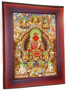 Китайская картина из янтаря