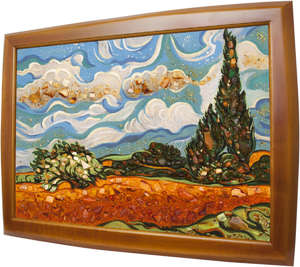 Картина «Пшеничне поле з кипарисом» (Вінсент ван Гог)