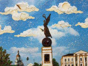 Панно «Памятник независимости «Летящая Украина»»