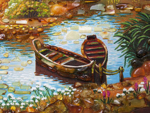 Пейзаж «Лесное озеро»