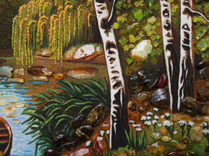 Пейзаж «Лесное озеро»