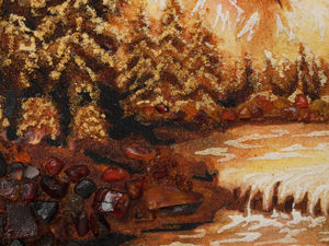 Пейзаж «Домик в лесу»