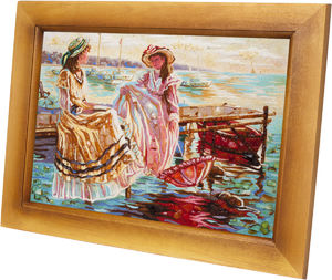 Панно «Дівчата на пристані»