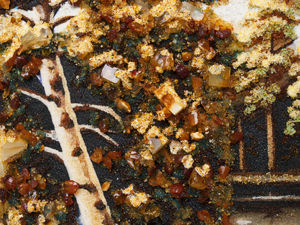 Пейзаж «Лебеди на озере»