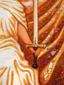 Богиня Фемида картина из янтаря. 