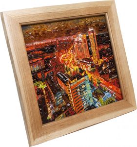 Панно «Вечерний город»