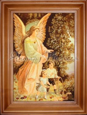 Икона Ангел Хранитель с детьми/Икона образ