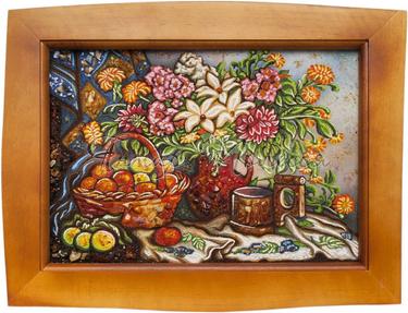 «Натюрморт з фруктами і квітами»