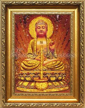 Об'ємне панно «Золотий Будда»