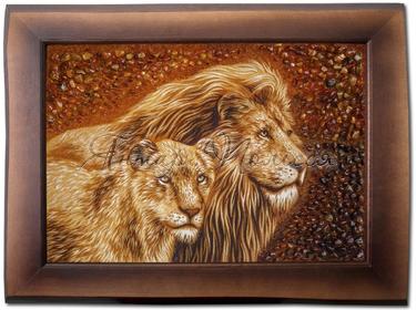 Панно «Лев і левиця»