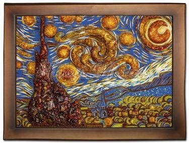 Объемное панно «Звёздная ночь» (Винсент ван Гог)
