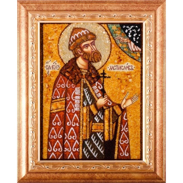 Икона из янтаря Мстислав князь