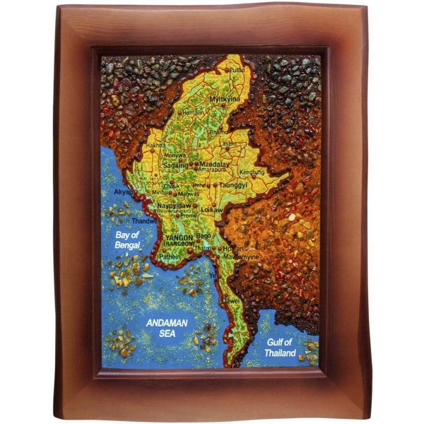 Карта: Республіка Союз М'янма