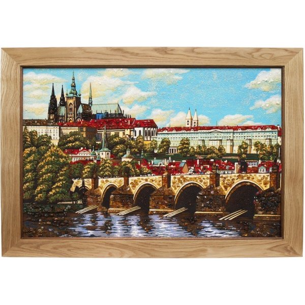 Панно «Карлов мост в Праге»