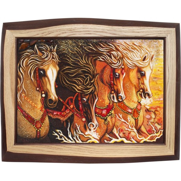 Панно «Огненные лошади»