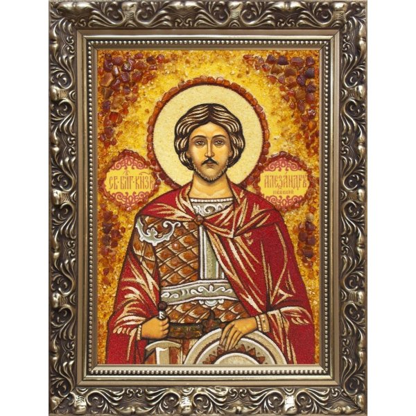 Именная икона Святой князь, благоверный Александр Невский. 