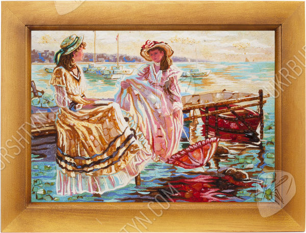 Панно «Дівчата на пристані»