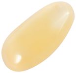 Кулон полірований із світлого бурштину