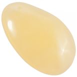 Кулон полірований із світлого бурштину