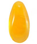 Бурштиновий полірований кулон