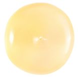 Кулон-донат из полированного полупрозрачного янтаря