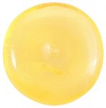 Кулон из полированного полупрозрачного янтаря в форме донат