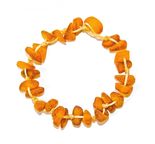 Браслет с камешками янтаря