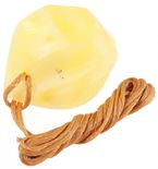 Фигурный кулон из светлого шлифованного янтаря (лечебный)