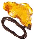 Кулон «Рыбка» на воскованном жгуте