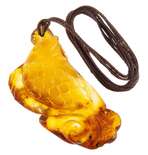 Кулон «Рыбка» на воскованном жгуте