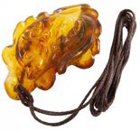 Кулон «Рыбка» на воскованном жгуте