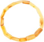 Янтарный браслет из шлифованных пластин (лечебный)