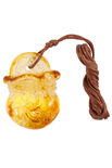 Кулон из янтаря «Мешочек»