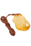 Янтарный кулон «Мешочек»
