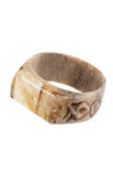 Перстень з рогу оленя і бурштину